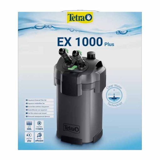 TETRA EX 1000 Plus II külső szűrő (150 - 300 Literes akváriumokhoz)