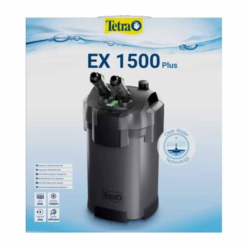 TETRA EX 1500 Plus II külső szűrő (300 - 600 Literes akváriumokhoz)