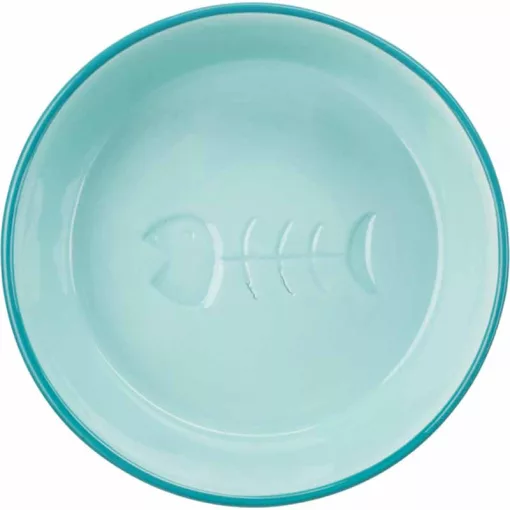 TRIXIE kerámia tál halcsontos 0,2L/13cm macskák részére