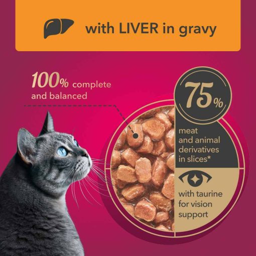 MY LOVE macska 85g Adult Máj ízletes szószban Alutasakos Macskaeledel