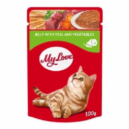 MY LOVE macska 24x85g Matha sárgatépal zselében Alutasakos Macskaeledel