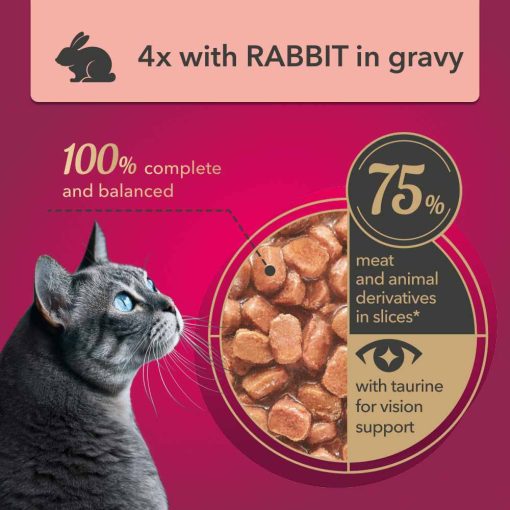 24x85g - KARTON MY LOVE macska Adult Nyúl ízletes szószban Alutasakos Macskaeledel