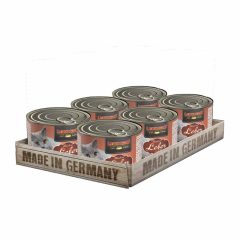   6x200G - KARTON LEONARDO Premium macska konzerv Májban Gazdag