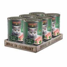 6x400G - KARTON LEONARDO Premium macska konzerv Kacsahúsban Gazdag