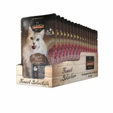 16x85g - KARTON LEONARDO Finest Selection szinhúsos alutasakos macsaeledel Hús menü