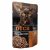  16x70g - KARTON LEONARDO Pulled Beef alutasakos macskaeledel Kacsahús extra tépett marhahússal