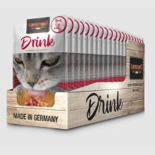 LEONARDO Drink alutasakos macskaital Marhahússal 20x40g