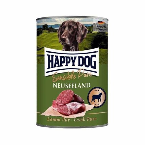 6db - KARTON HAPPY DOG konzerv kutya 400g Neuseeland