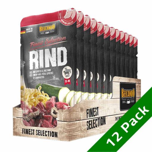 BELCANDO kutya alutasakos Marhahús+Nokedli+Cukkini 12x125g