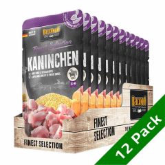   12x125g - KARTON BELCANDO kutya alutasakos Nyúlhús+Köles+Édesburgonya