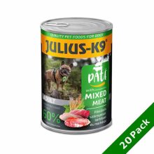 24x400g - KARTON JULIUS K9 kutya konzerv Mixed-Meat