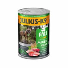 24x400g - KARTON JULIUS K9 kutya konzerv Mixed-Meat