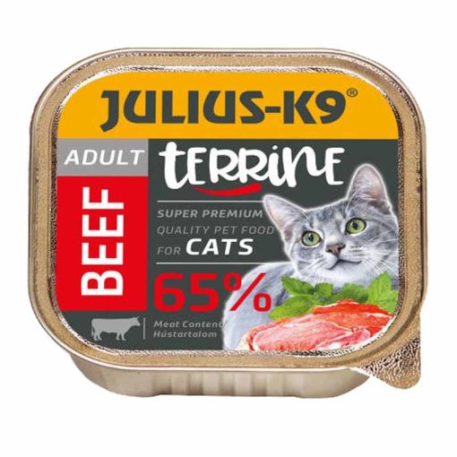 16x100g - KARTON JULIUS K9 macska alutálkás Marha