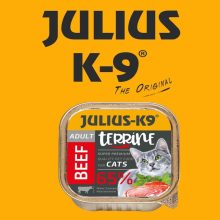 16x100g - KARTON JULIUS K9 macska alutálkás Marha