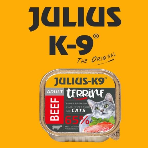 16x100g - KARTON JULIUS K9 macska alutálkás Marha