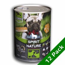 12x415g - KARTON SPIRIT OF NATURE Dog Hypoallergen kutyakonzerv Bárányhússal és Nyúlhússal
