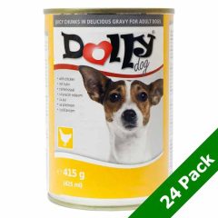 24x415g - KARTON DOLLY Dog Konzerv Csirke