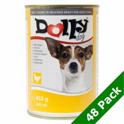 48x415g - KARTON DOLLY Dog Konzerv Csirke