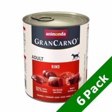 6x400g - KARTON ANIMONDA GRANCARNO Adult Tiszta Marha konzerv kutyáknak
