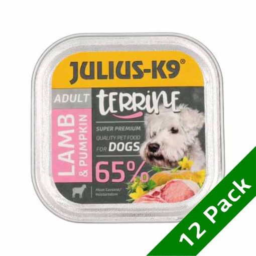 12x150g - KARTON JULIUS K9 kutya alutálkás Bárány+Sütőtök
