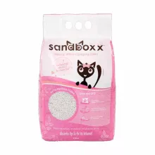 4 x 5L - KARTON SANDBOXX Ultra Prémium csomósodó macskaalom Púder illattal