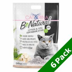   6 x 5,5L - KARTON CAT RINA PRÉMIUM TOFU macskaalom Aktív szénnel