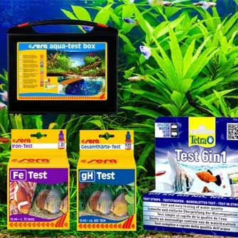 AKVÁRIUMI VÍZTESZTEK